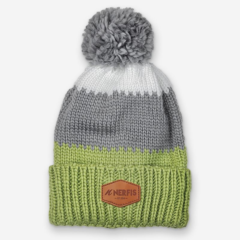 NERFIS - Gorro de lana Nerfis Chiporro Green