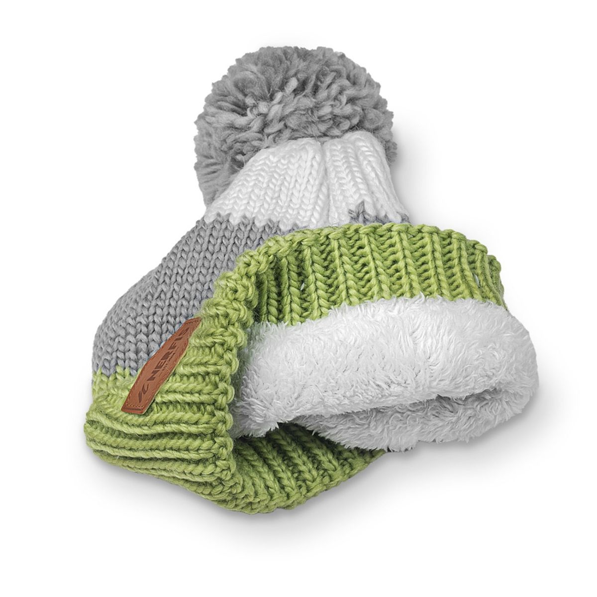 NERFIS - Gorro de lana Nerfis Chiporro Green