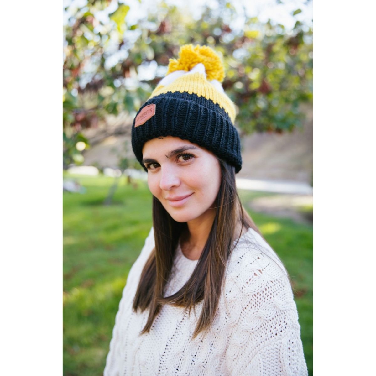 NERFIS - Gorro de lana Nerfis Chiporro Yellow
