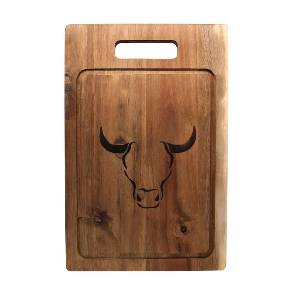 WAYU - Set Parrillero Tabla + Cuchillo Y Pincho Wayu Asado Parrilla