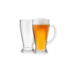 ALLEGRA - Pack 2 Vasos Cerveceros Modelo Bavaria de 600 ml Shop Trago