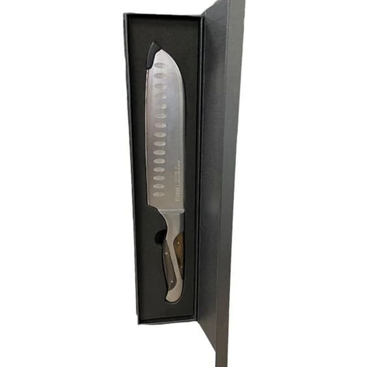 WAYU - Cuchillo Santoku Black Edition 34cm Wayu Acero Inoxidable