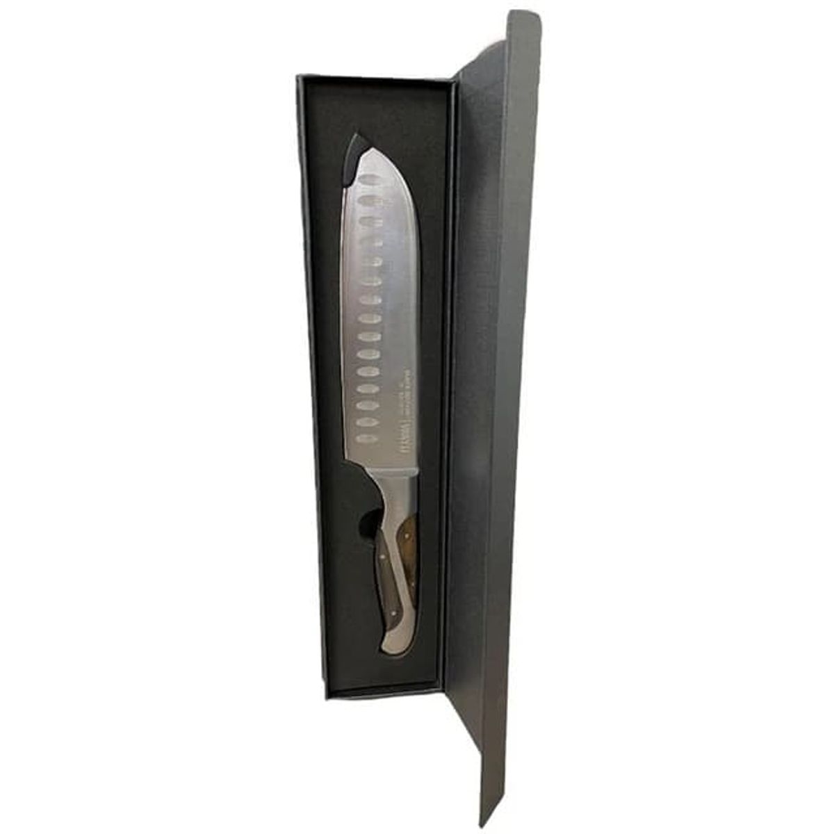 WAYU - Cuchillo Santoku Black Edition 34cm Wayu Acero Inoxidable