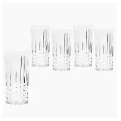 ALLEGRA - Display 6 Vasos Altos Modelo Birmingham De 360mL Trago Jugo