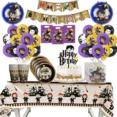 GENERICO - Pack Decoración Globos Cotillón Harry portter modelo 2