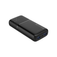 Bateria externa de Carga Rápida 20W 20.000 mAh Negra