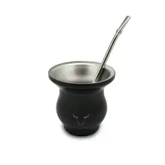 WAYU - Mate Set Con Bombilla 230ml Acero Inoxidable Premium