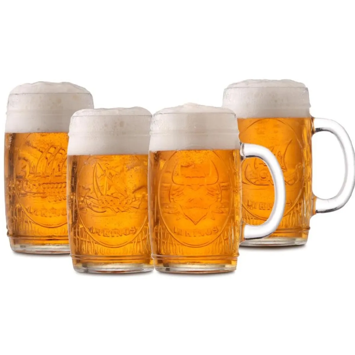 ALLEGRA - Set 4 Vasos Shop Modelo Vikings De 480mL Vaso Shopero Tragos