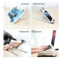 4 Soporte De Aluminio Portátil Notebook Laptop Tablet Multi
