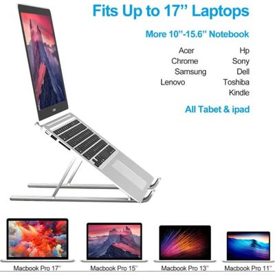 Imagen 2 del producto 4 Soporte De Aluminio Portátil Notebook Laptop Tablet Multi