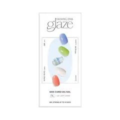 DASHING DIVA - Glaze Semi-Cured Gel Nail: ZMA423N Candy Check