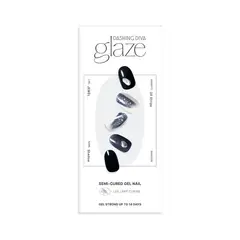 DASHING DIVA - Glaze Semi-Cured Gel Nail: ZMJA028N_CN Shadow