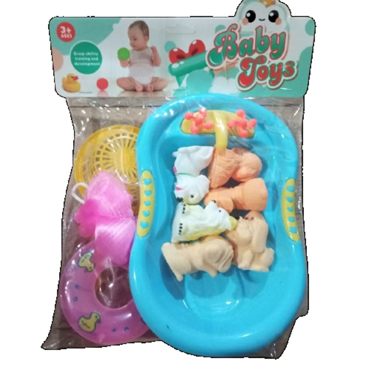GENERICO - Set juguete bebe bañera