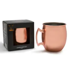 WAYU - Jarro Moscow Mule Copper Mug Shine 600 ml Bar Tragos