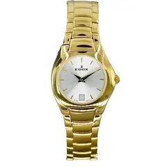 EDOX - Reloj Classic Mujer Dorado 28mm