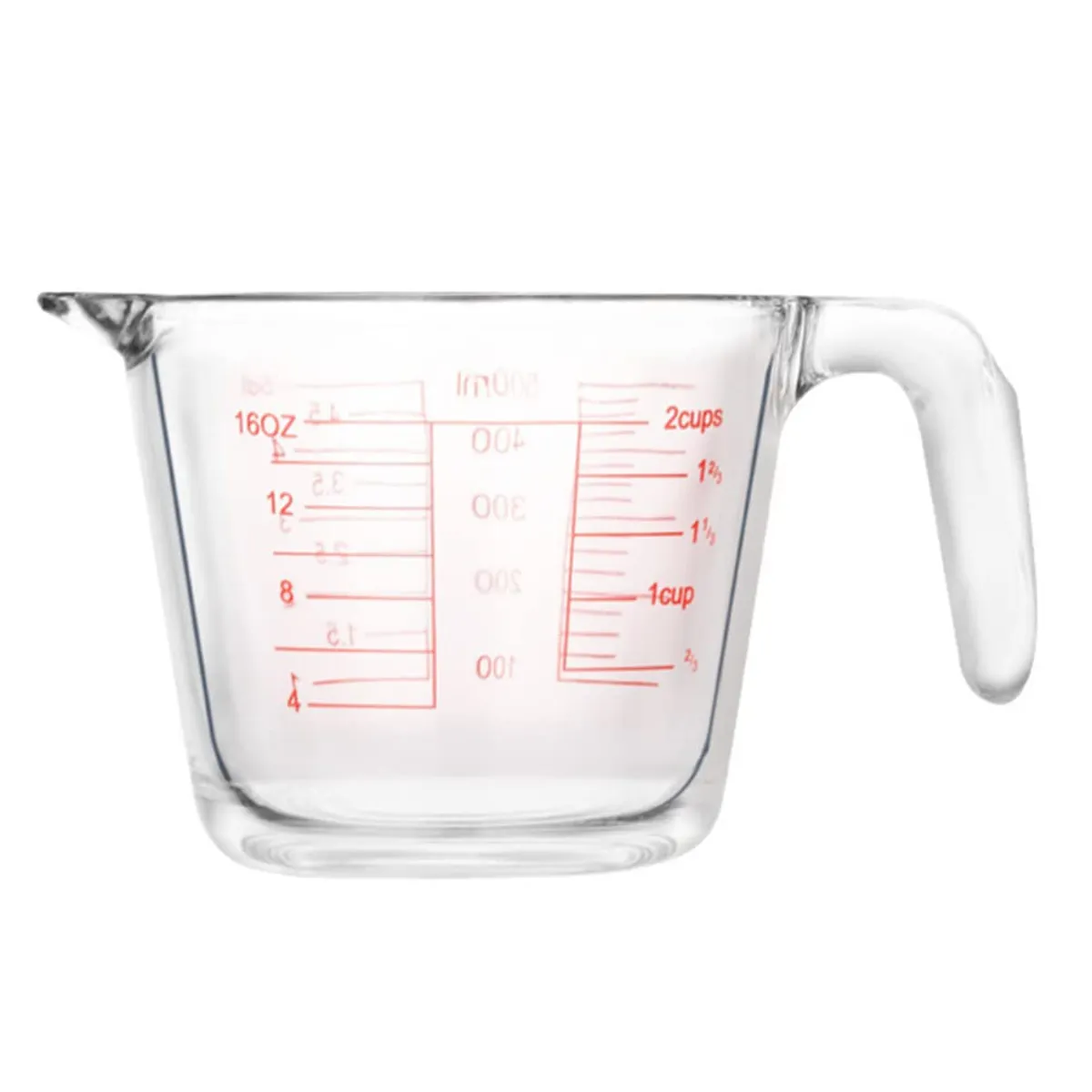 ALLEGRA - Jarra Medidora De Líquidos o Mezclas 500mL Vidrio Allegra