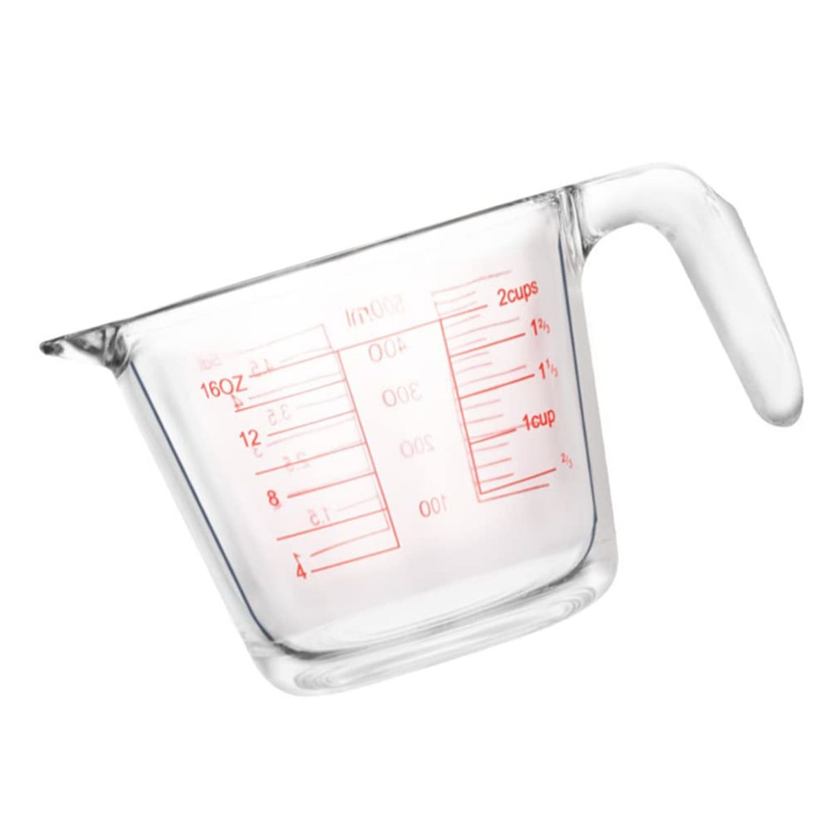 ALLEGRA - Jarra Medidora De Líquidos o Mezclas 500mL Vidrio Allegra