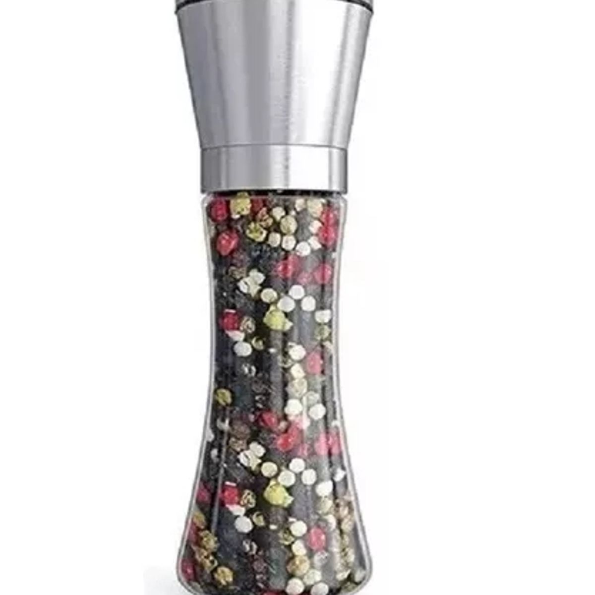 GENERICO - Pack 3 Molinillo Pimetero Salero Moledor Vidrio Gr