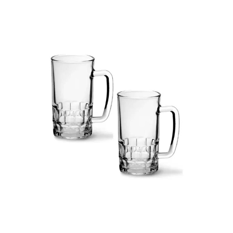 ALLEGRA - Set 2 Vasos Shoperos Cervecero Modelo Irlanda 550 ml Cerveza