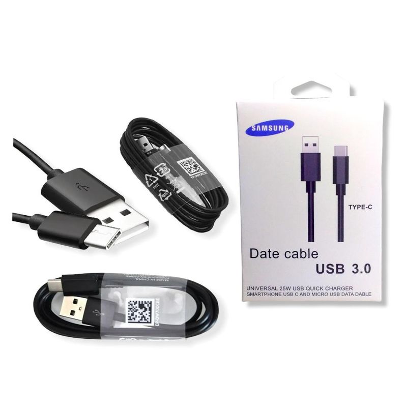 GENERICO - Cable Data Turbo Samsung USB 3.0 USB-C  Carga rápida