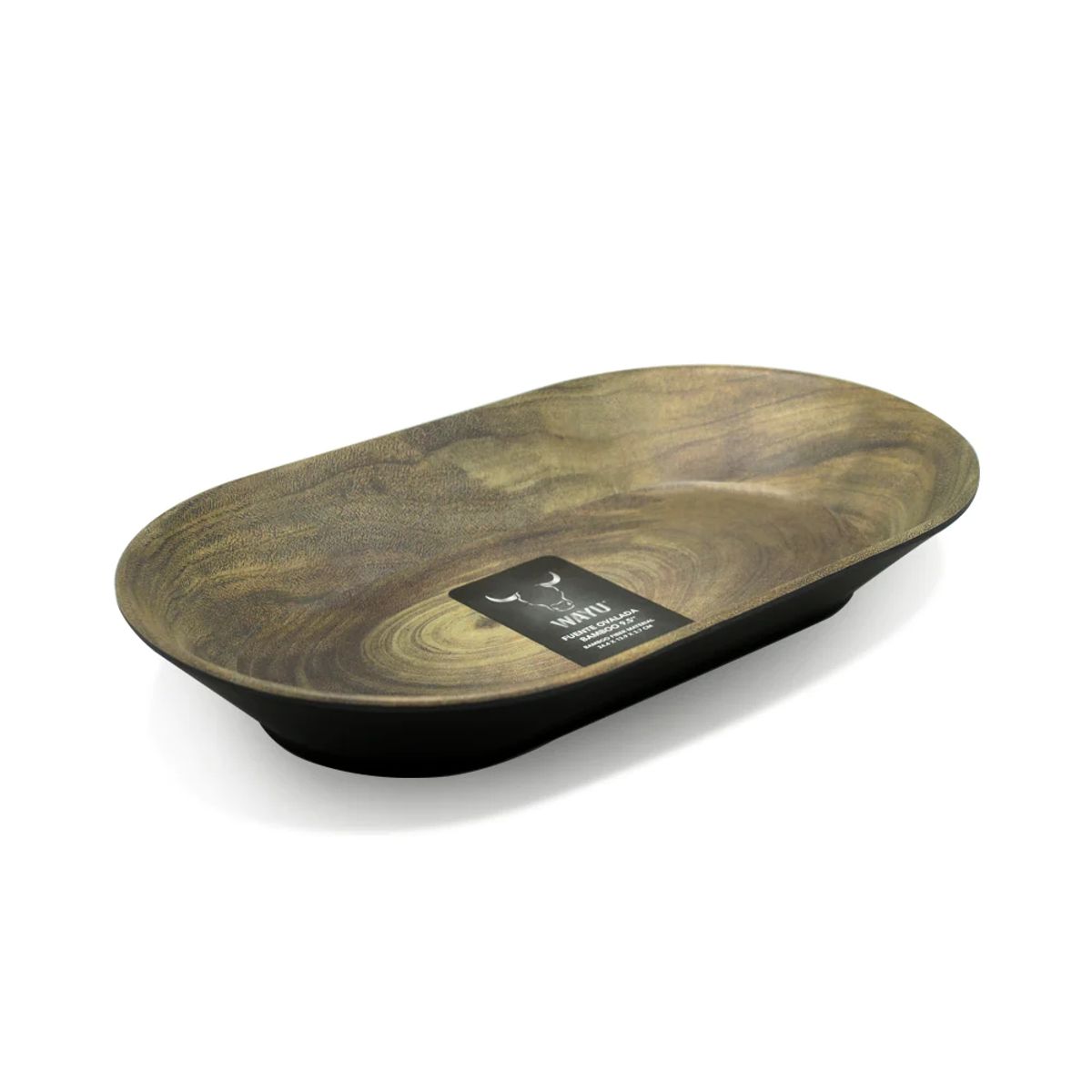WAYU - Fuente Bamboo 25 x 14cm Wayu Cocina Aperitivo Ensalada