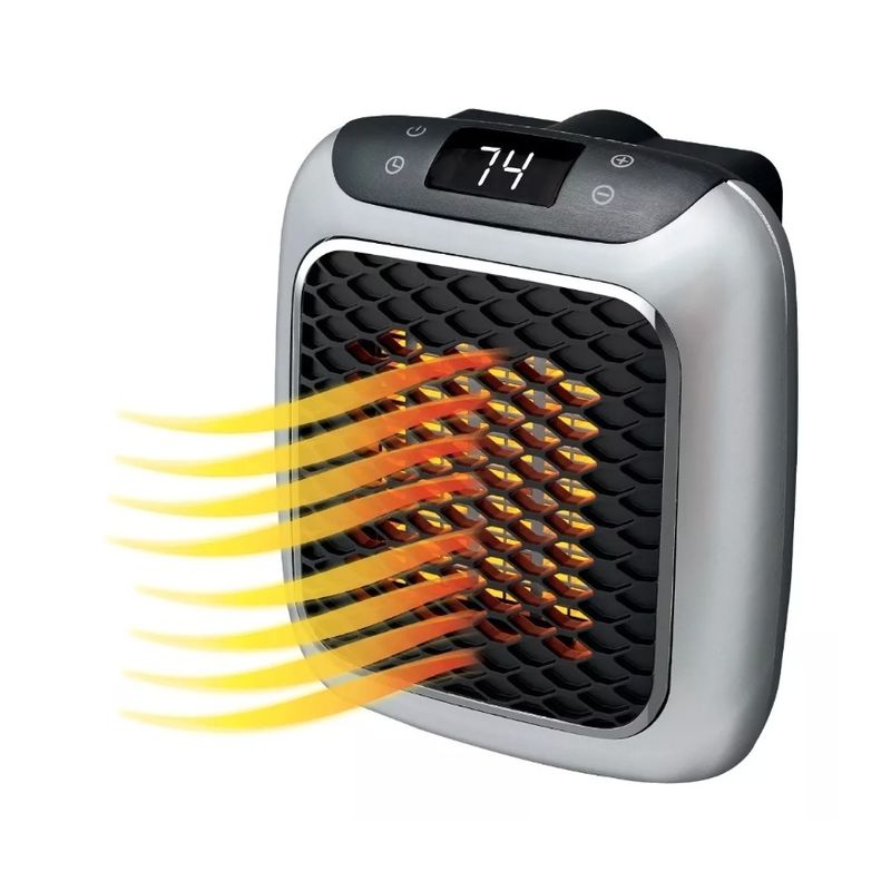 GENERICO - Mini Calentador Handy Heater Turbo 800w Portatil Color Gris
