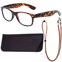JM - Lente de Lectura Presbicia 3.50 Animal Print Anti Luz Azul