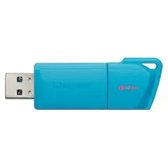 KINGSTON - PENDRIVE 64 GB USB 3.2, CELESTE