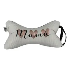 MY PILLOW - Cojín Almohada Negro-Gris Mamá Corazones