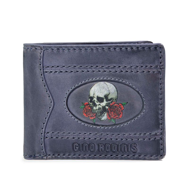 GINO RODINIS - Billetera de Cuero Coco 990.2 Calavera Gino Rodinis