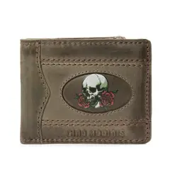 GINO RODINIS - Billetera de Cuero Coco 990.2 Calavera