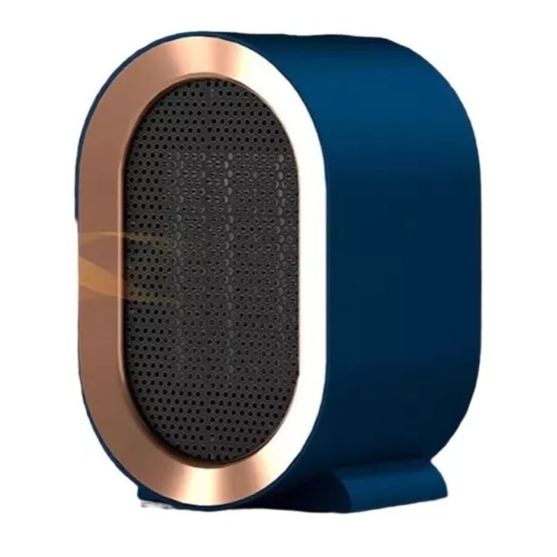 GENERICO - Mini calefactor eléctrico de mesa JX1201 con ventilador 1200w