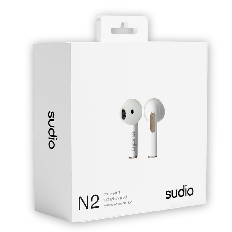 SUDIO - Audifonos Sudio Earphones N2 TWS White Premium Edition IPX - Blanco