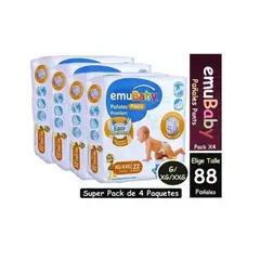 EMUBABY - Pants 4 Paq XG/XXG
