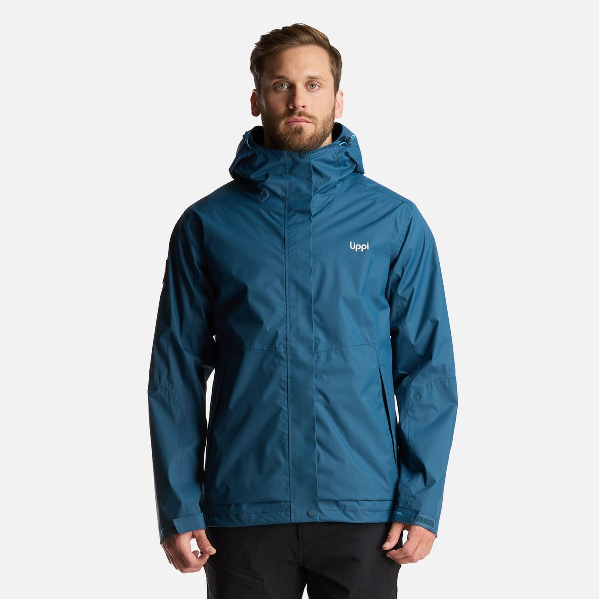 LIPPI - Chaqueta Hombre Blizzard B-Dry Hoody Jacket Petroleo Lippi