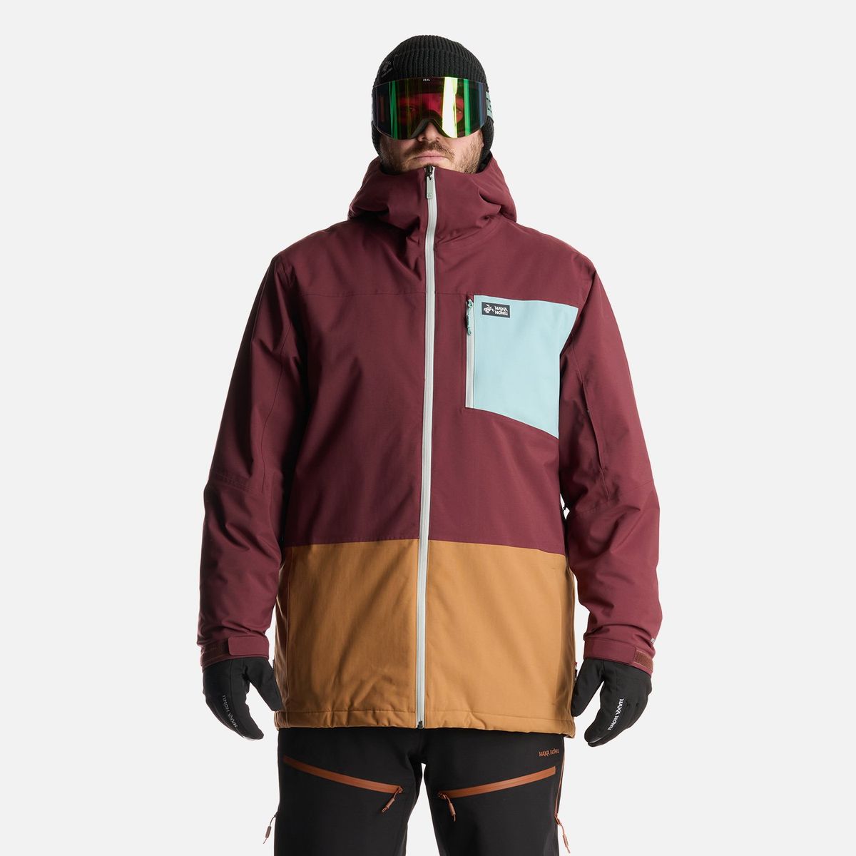 HAKA HONU - Chaqueta Hombre Yeti Burdeo Haka Honu