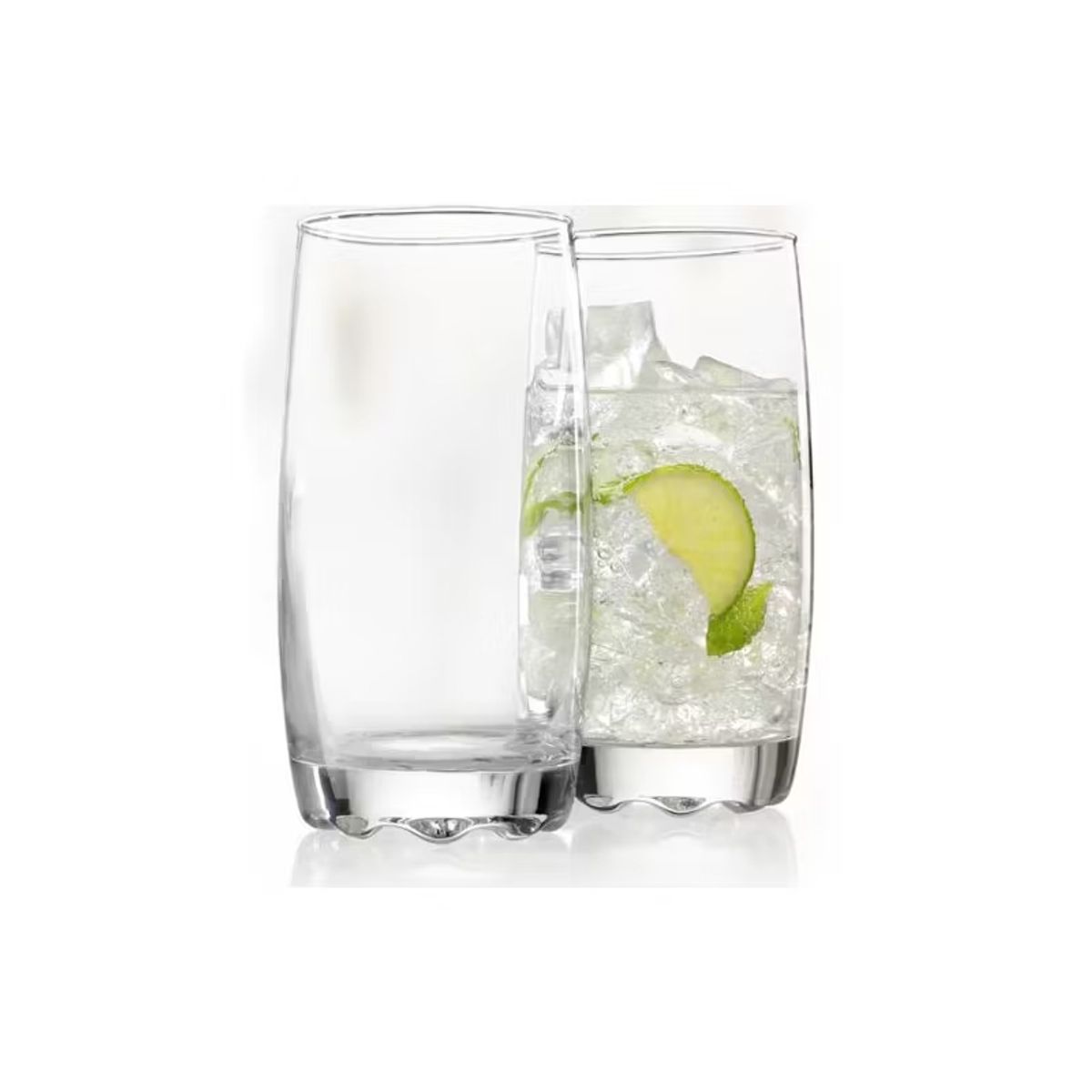 CRISTAR - Set 6 Vasos Altos Modelo Napoles 390mL Jugos Tragos Bebida