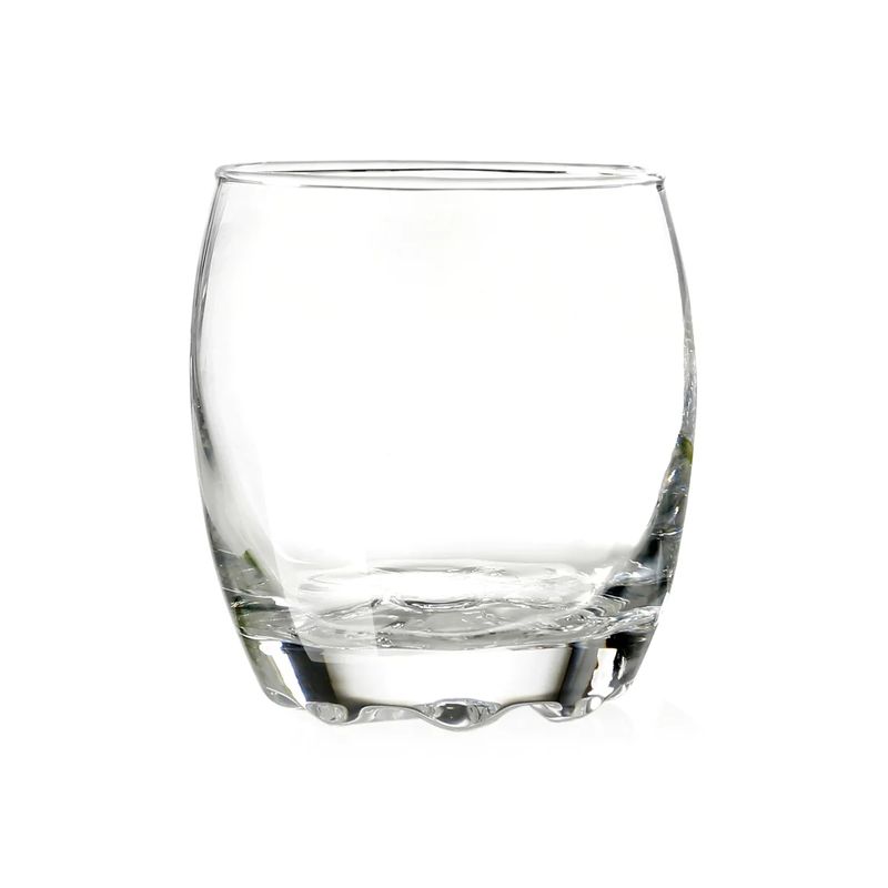 CRISTAR - Set 6 Vasos Bajos Modelo Napoles 290 ml Jugos Tragos Bebida