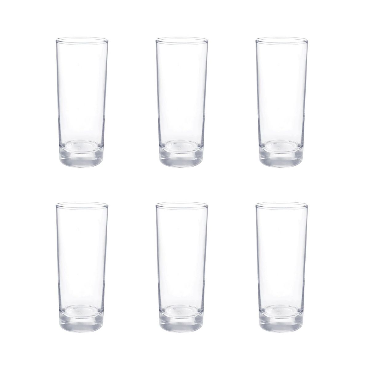 CRISTAR - Set 6 Vasos Altos Modelo Lexington 334mL Whisky Pisco