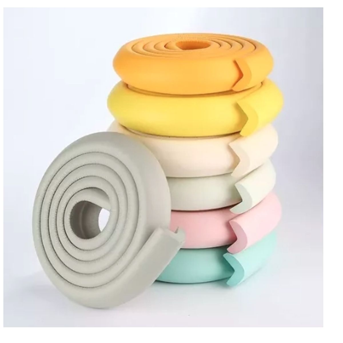 GENERICO - Kit Seguridad Protectores De Esquinas + Rollos Esquineros 2m