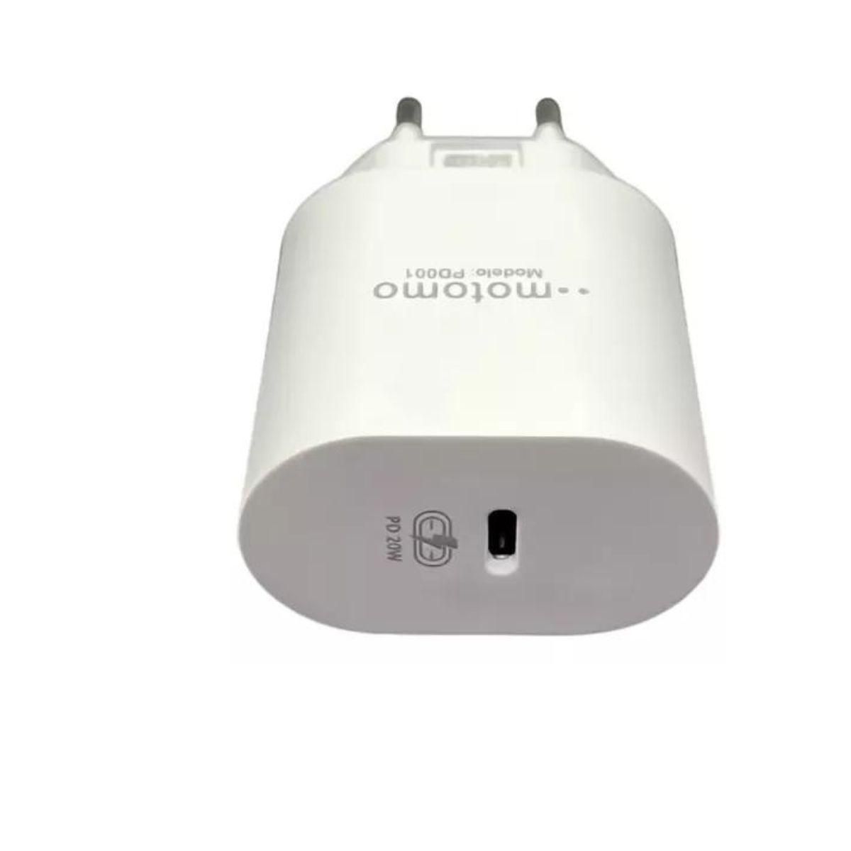MOTOMO - CARGADOR USB C 20W BLANCO MOTOMO BLANCO