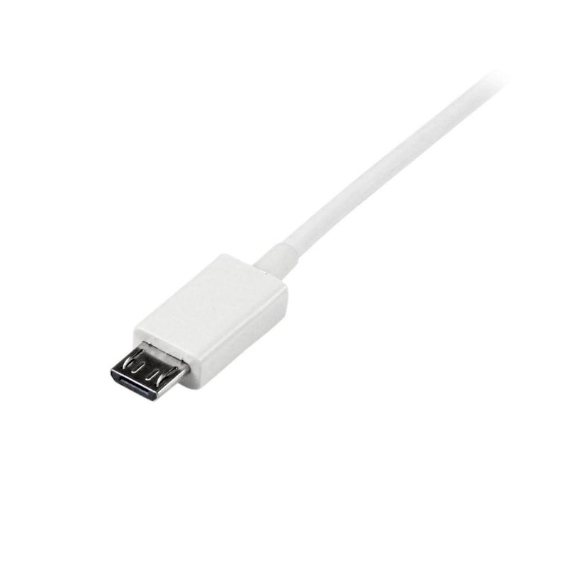 HOCO - CABLE DE CARGA MICRO ANDROID BLANCO