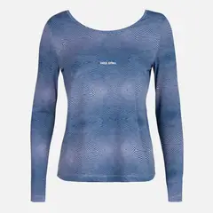 HAKA HONU - Polera Mujer Yang Print Violeta