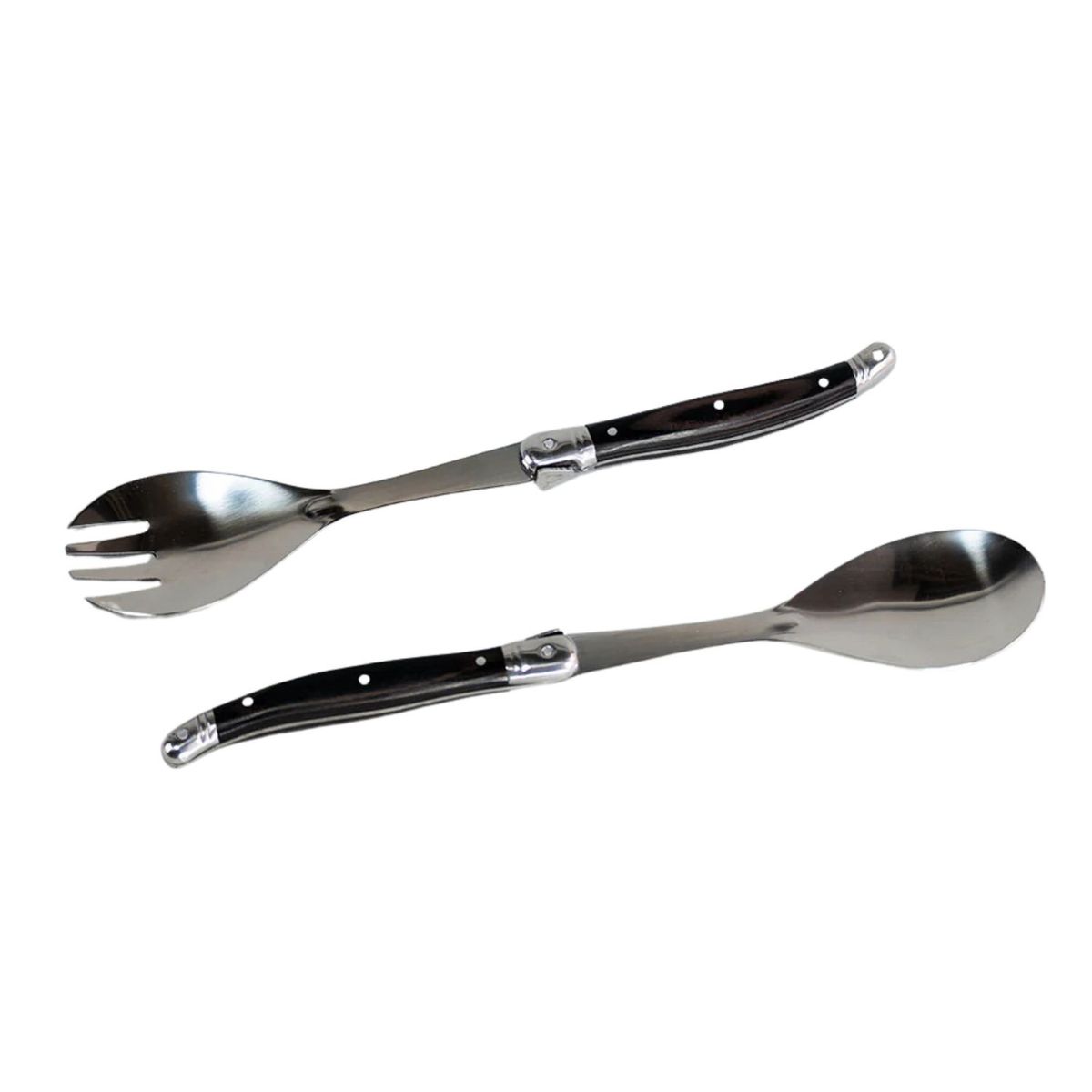 WAYU - Set 2 Cucharas Para Ensaladas Wayu Mango Madera Cocina BBQ