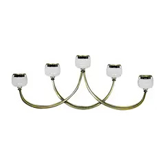 GENERICO - Candelabro Extendido 5 Luces Premium Cristal