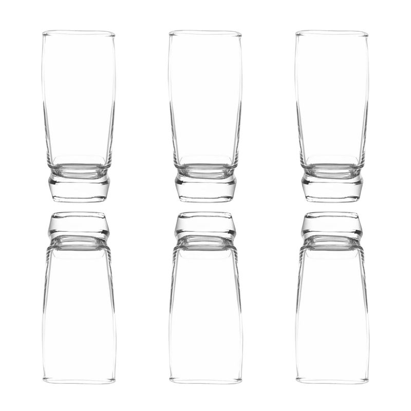 CRISTAR - Pack Display 6 Vasos Altos Modelo Van Gogh de 341 ml