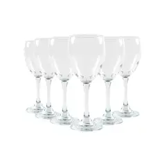 CRISTAR - Pack Display 6 Copas para Vino Tinto 300 ml Modelo Versalles