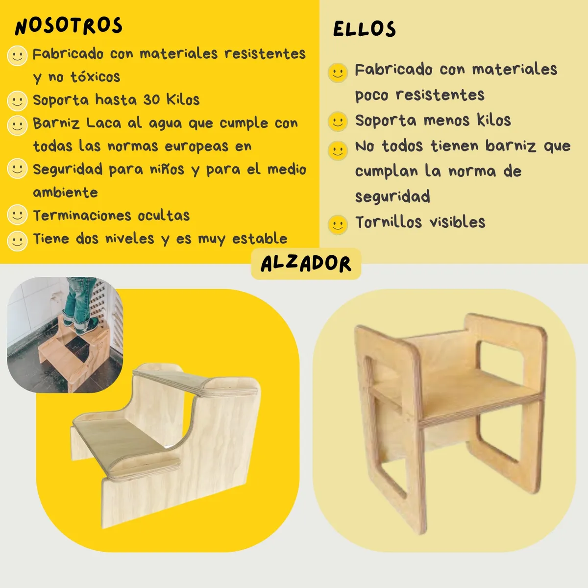 MY TORRE - Alzador Para Niños Y Niñas