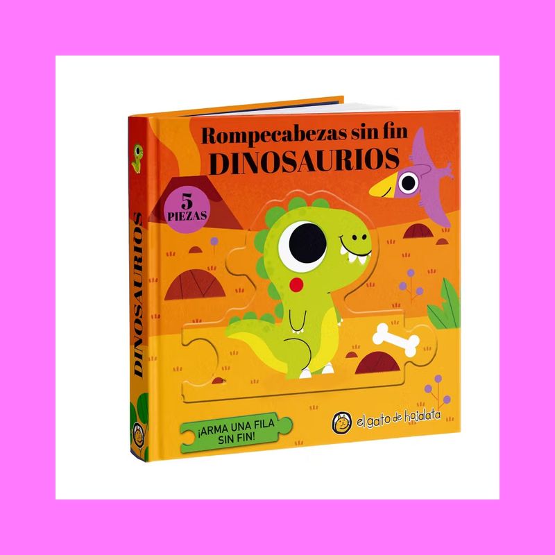 TOP10BOOKS - LIBRO ROMPECABEZAS SIN FIN: DINOSAURIOS / EL GATO DE HOJALATA /
