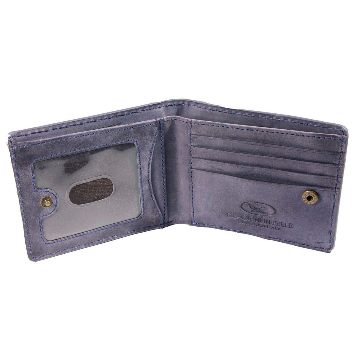 GINO RODINIS - Billetera de Cuero para Hombre Coco 992.1 Frida Kahlo